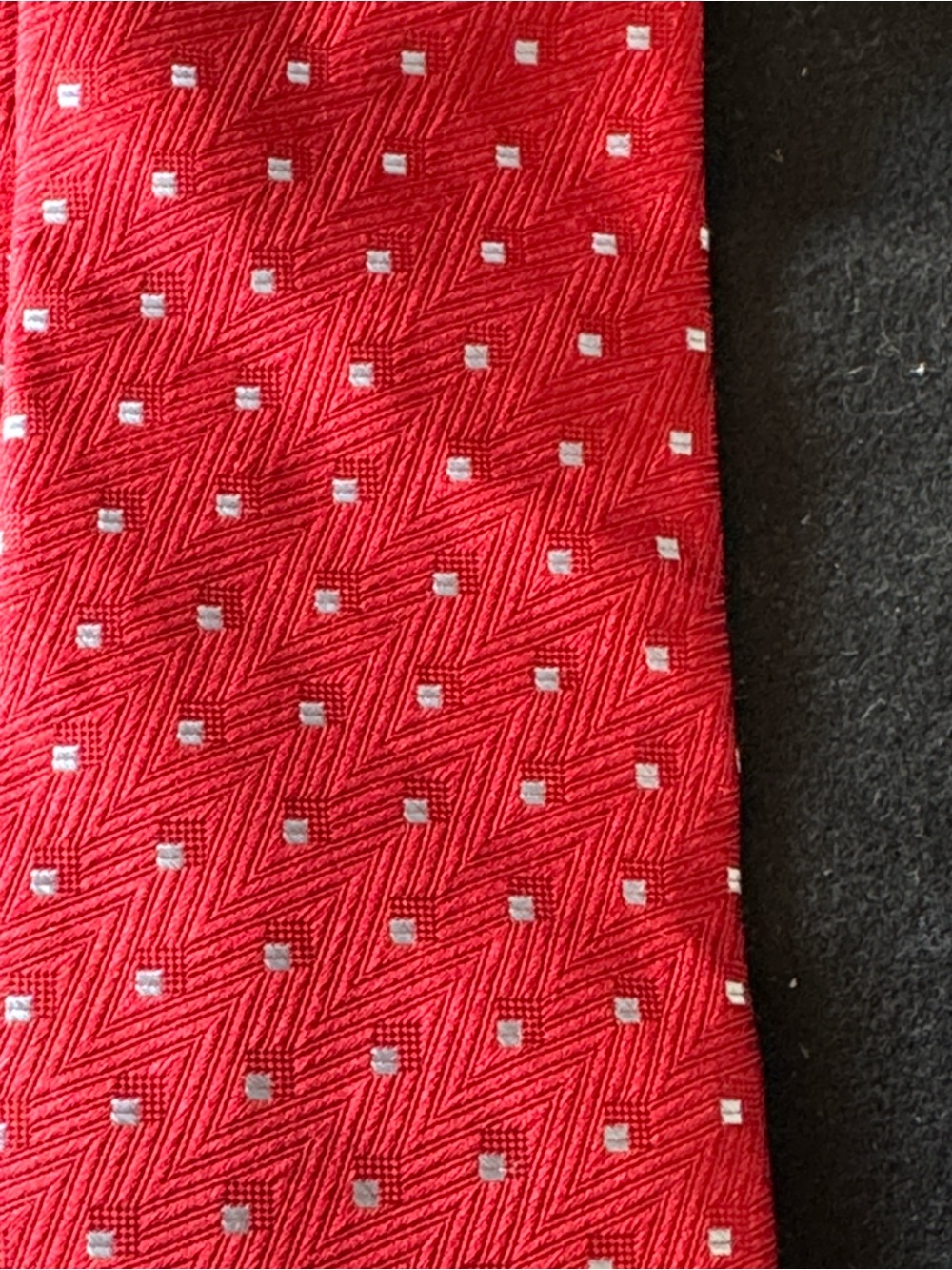 Murano Red, Blue Paisley, and Silver/Gray Paisley Tie Set - Picture 4 of 8